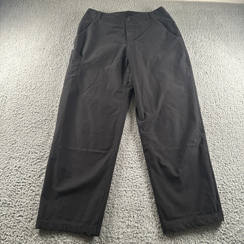 Lululemon Utilitech Pants Mens 30(29 Fit) Black Straight Leg Drawstring Travel